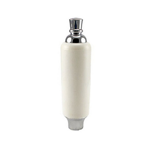White Stubby Tap Handle