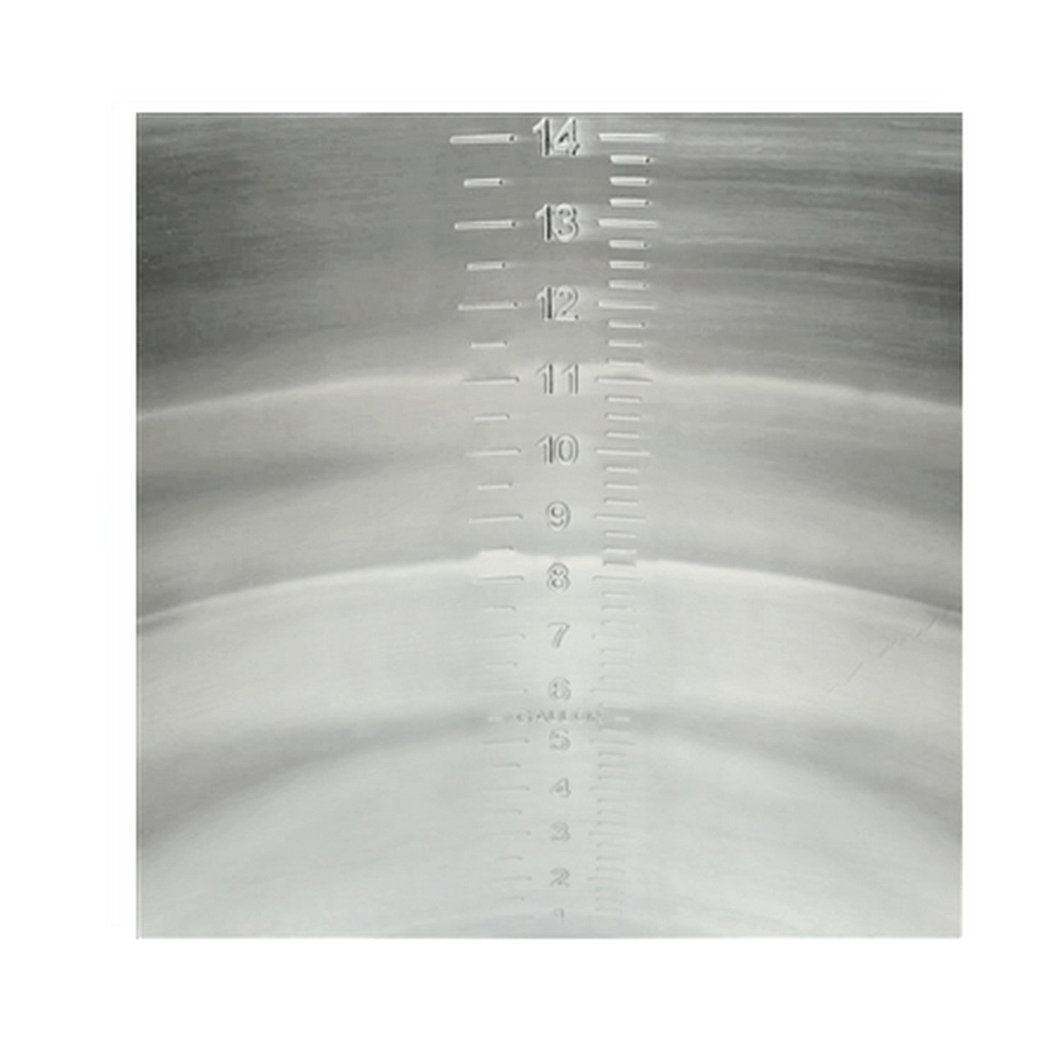 Stainless Steel Tri-Clad Graduated Pot - 15.5 Gallon - Graduated Markings