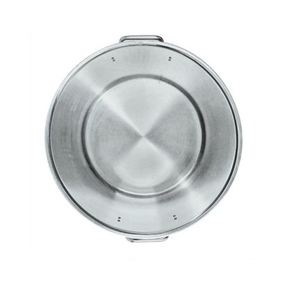 Stainless Steel Tri-Clad Graduated Pot - 15.5 Gallon - Interior