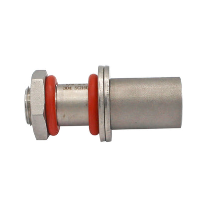 Stainless Steel Thick Wall Bulkhead - 1/2" NPT
