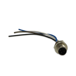 Heating Element Panel Mount Connector - M12 Male
