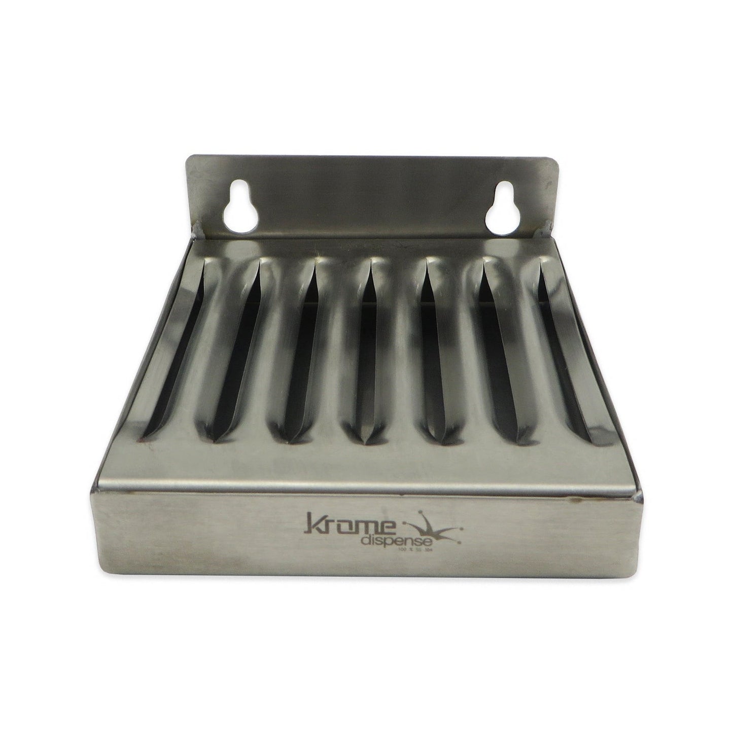 Stainless Steel Wall Mounted Drip Tray - 4" x 4 1/2" x 3/4" - Canadian Homebrewing Supplier - Free Shipping - Canuck Homebrew Supply