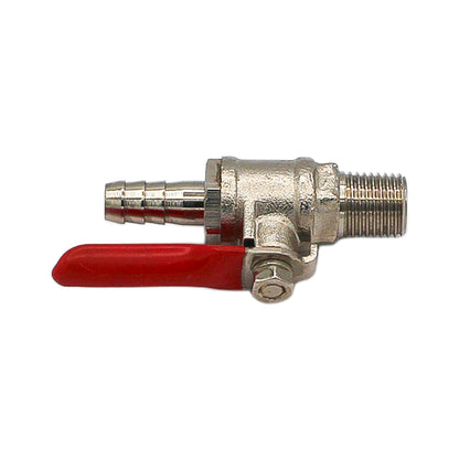Chrome Plated Brass Ball Check Valve 1/4" Male NPT to 5/16" Barb -  Canuck Homebrew Supply, Canada