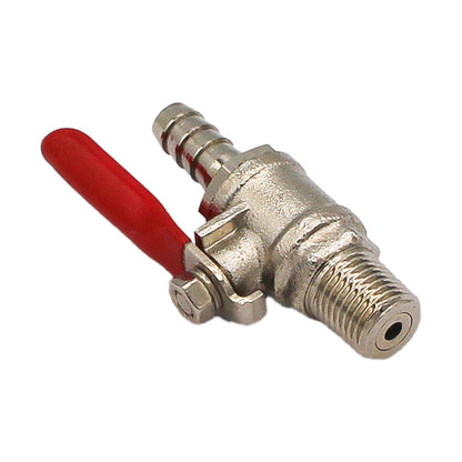 Chrome Plated Brass Ball Check Valve 1/4" Male NPT to 5/16" Barb -  Canuck Homebrew Supply, Canada