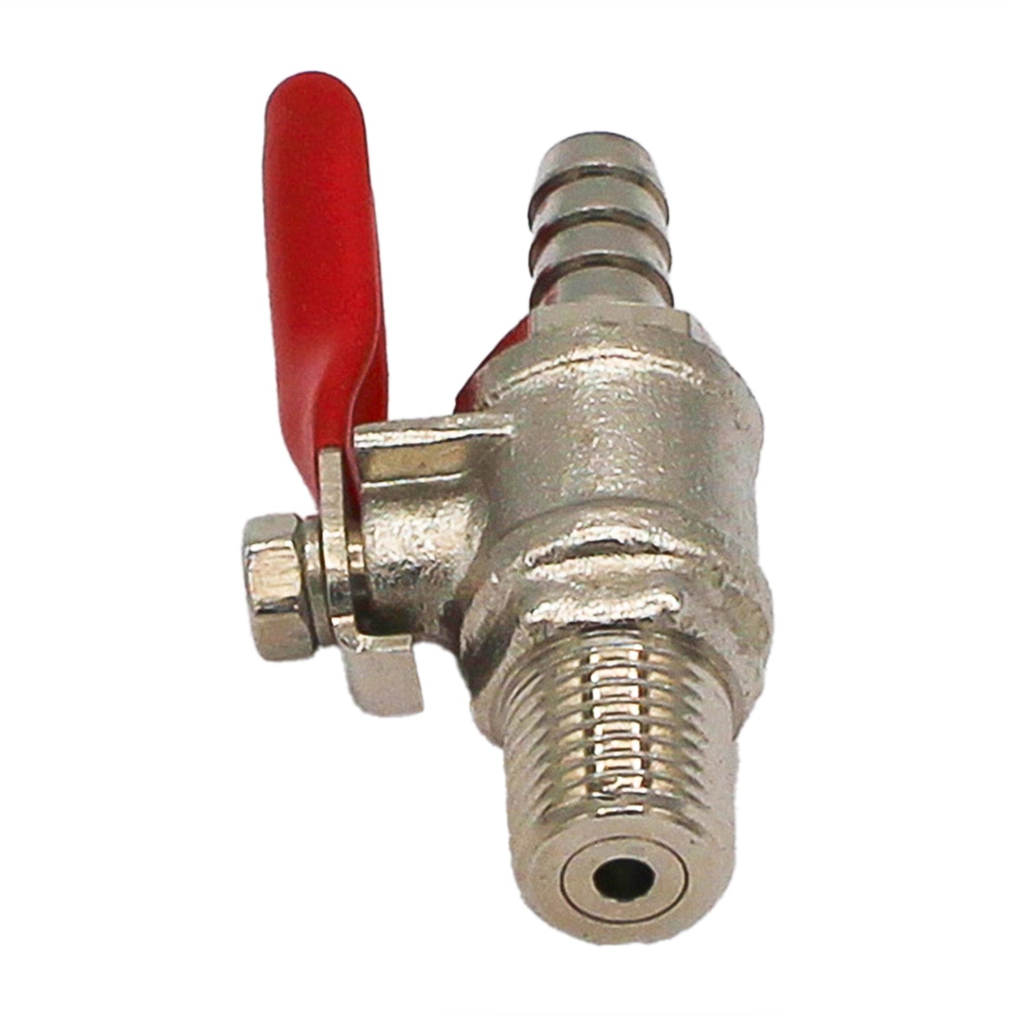 Chrome Plated Brass Ball Check Valve 1/4" Male NPT to 5/16" Barb -  Canuck Homebrew Supply, Canada