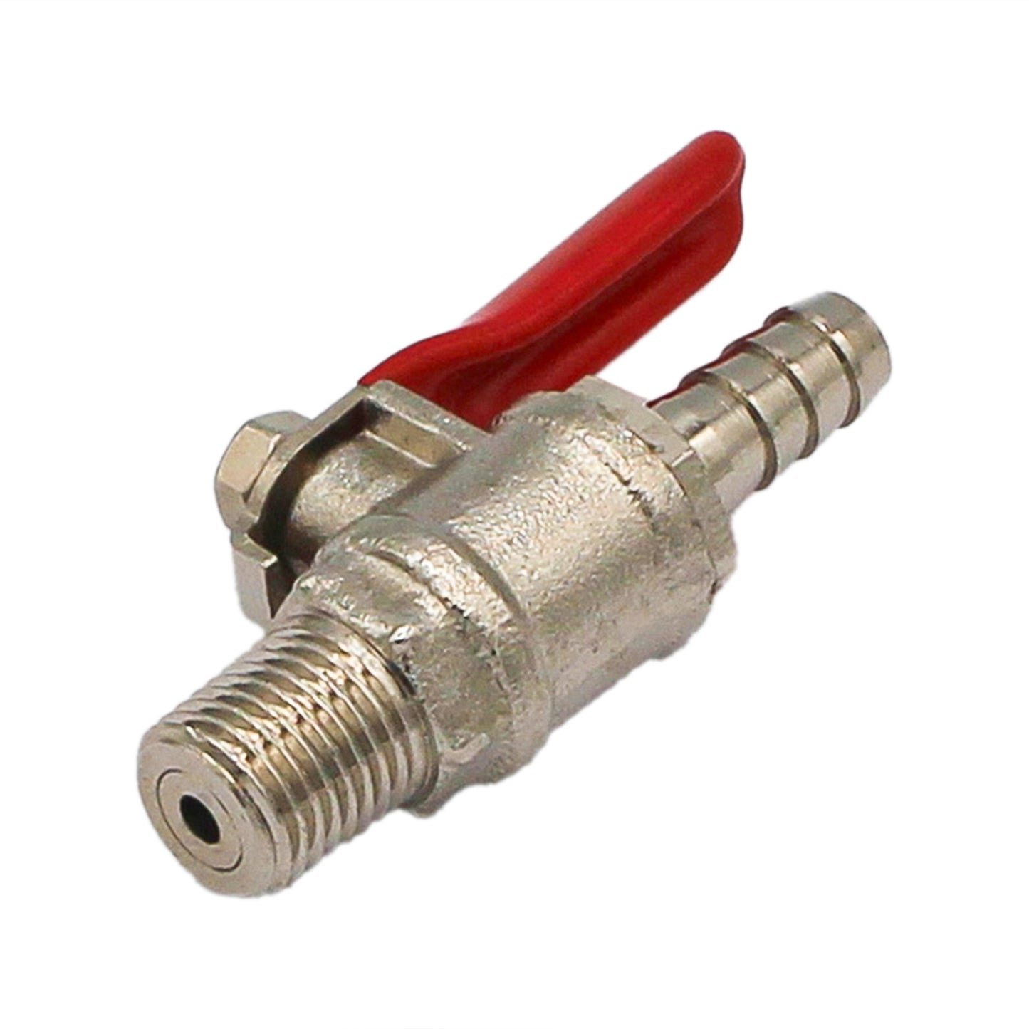 Chrome Plated Brass Ball Check Valve 1/4" Male NPT to 5/16" Barb -  Canuck Homebrew Supply, Canada