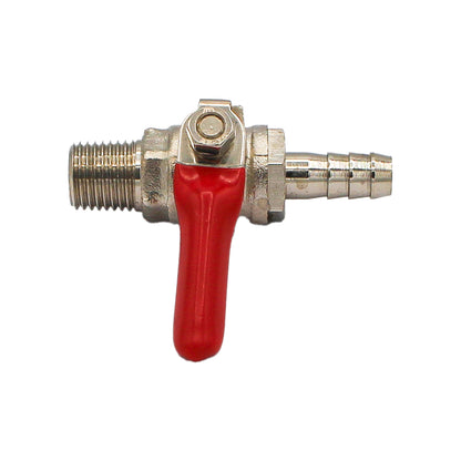 Chrome Plated Brass Ball Check Valve 1/4" Male NPT to 5/16" Barb -  Canuck Homebrew Supply, Canada