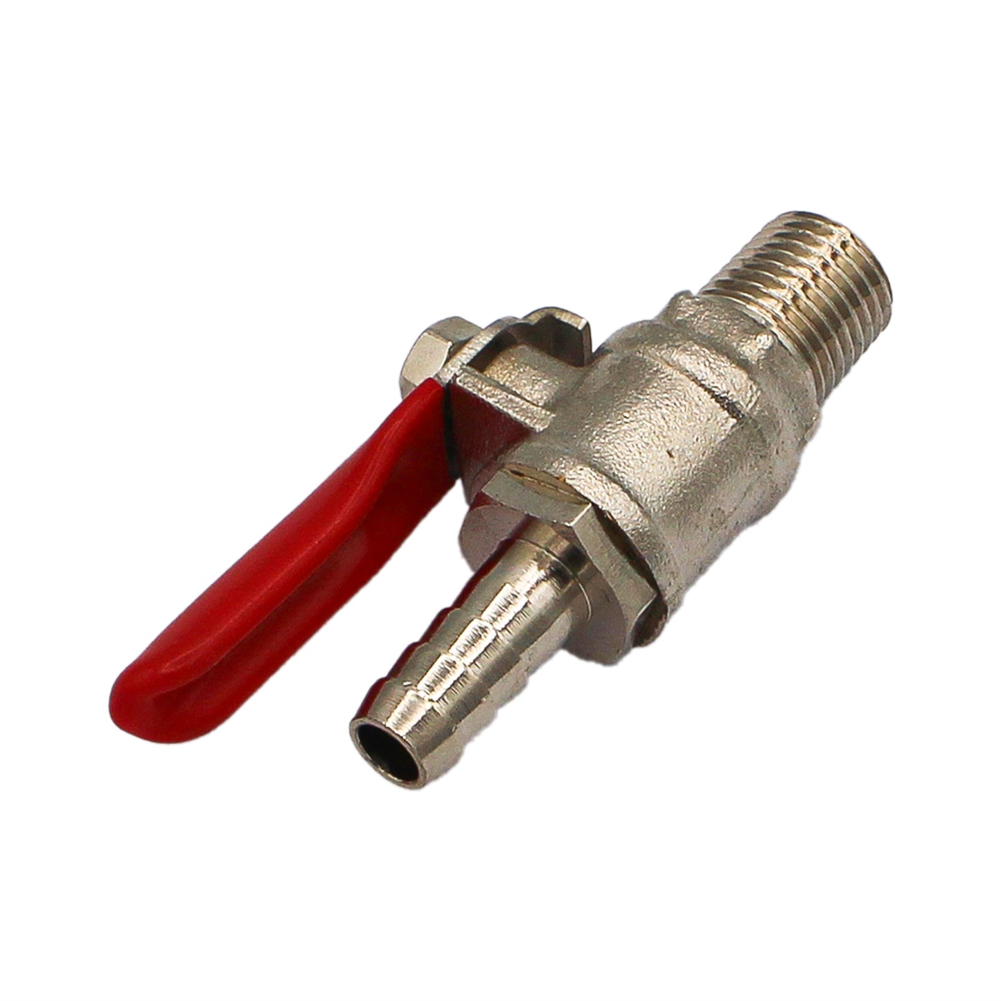 Chrome Plated Brass Ball Check Valve 1/4" Male NPT to 5/16" Barb -  Canuck Homebrew Supply, Canada