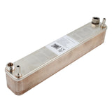 30 Plate Wort Chiller - 1/2" Barbs x Garden Hose - B3-36A-30ST - 18 3/8"