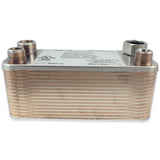 30 Plate Wort Chiller - Garden Hose x 1/2" Male NPT - 7.5in - Canadian Homebrewing Supplier - Free Shipping - Canuck Homebrew Supply