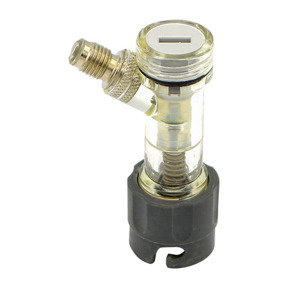 Pin Lock Gas Disconnect with Check Valve - 1/4" MFL