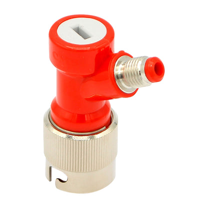 Short Metal Collared Pin Lock Gas Disconnect - 1/4" MFL