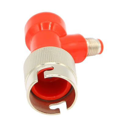 Short Metal Collared Pin Lock Gas Disconnect - 1/4" MFL