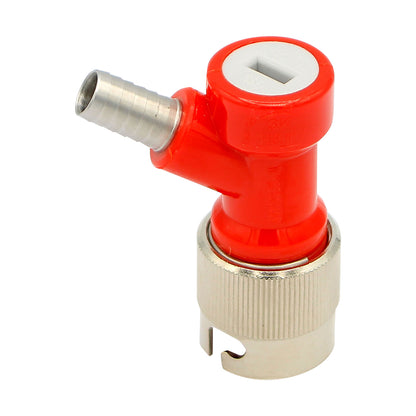 Short Metal Collared Pin Lock Gas Disconnect - 3/8" Barb