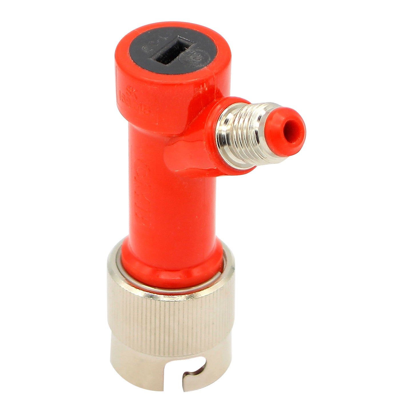 Short Metal Collared Pin Lock Gas Disconnect - 1/4" Barb