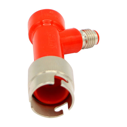 Short Metal Collared Pin Lock Gas Disconnect - 1/4" Barb