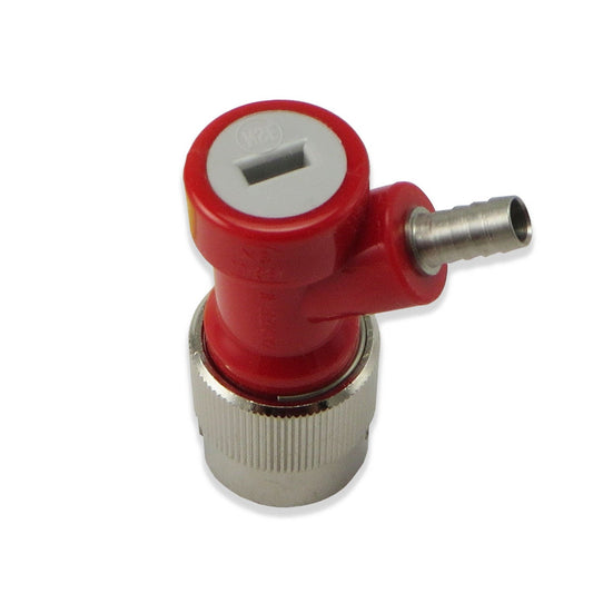 Short Metal Collared Pin Lock Gas Disconnect - 1/4" Barb