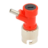 Short Metal Collared Pin Lock Beverage Disconnect - 1/4" Barb