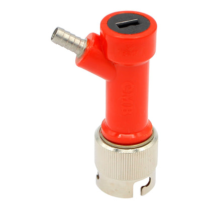 Metal Collared Pin Lock Beverage Disconnect - 1/4" Barb