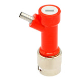 Metal Collared Pin Lock Gas Disconnect - 1/4" Barb