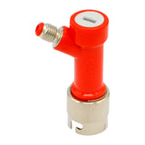 Metal Collared Pin Lock Gas Disconnect - 1/4" MFL