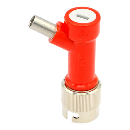 Metal Collared Pin Lock Gas Disconnect - 3/8" Barb