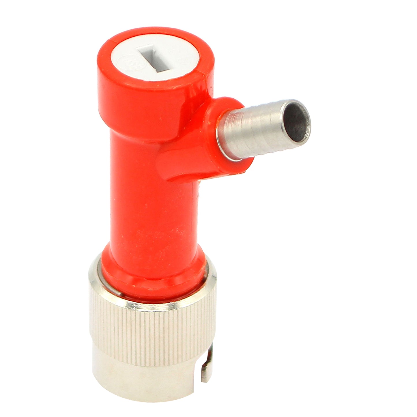 Metal Collared Pin Lock Gas Disconnect - 3/8" Barb