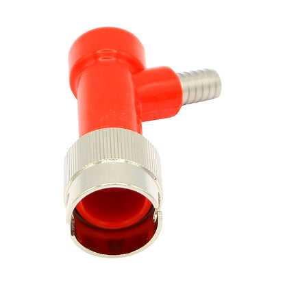 Metal Collared Pin Lock Gas Disconnect - 3/8" Barb