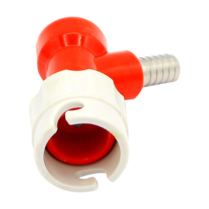 Short Pin Lock Gas Disconnect - 3/8" Barb