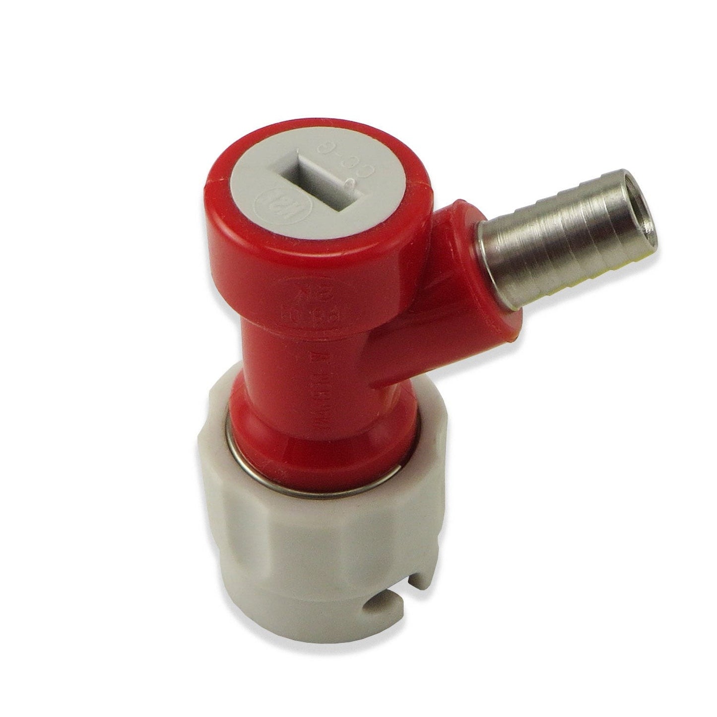 Short Pin Lock Gas Disconnect - 3/8" Barb