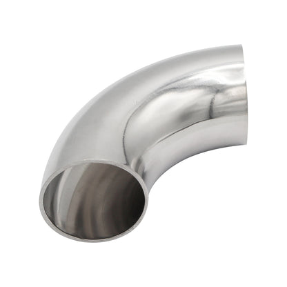 1.5" Butt Weld 90° Elbow (Short) - Sanitary Stainless Steel Fitting