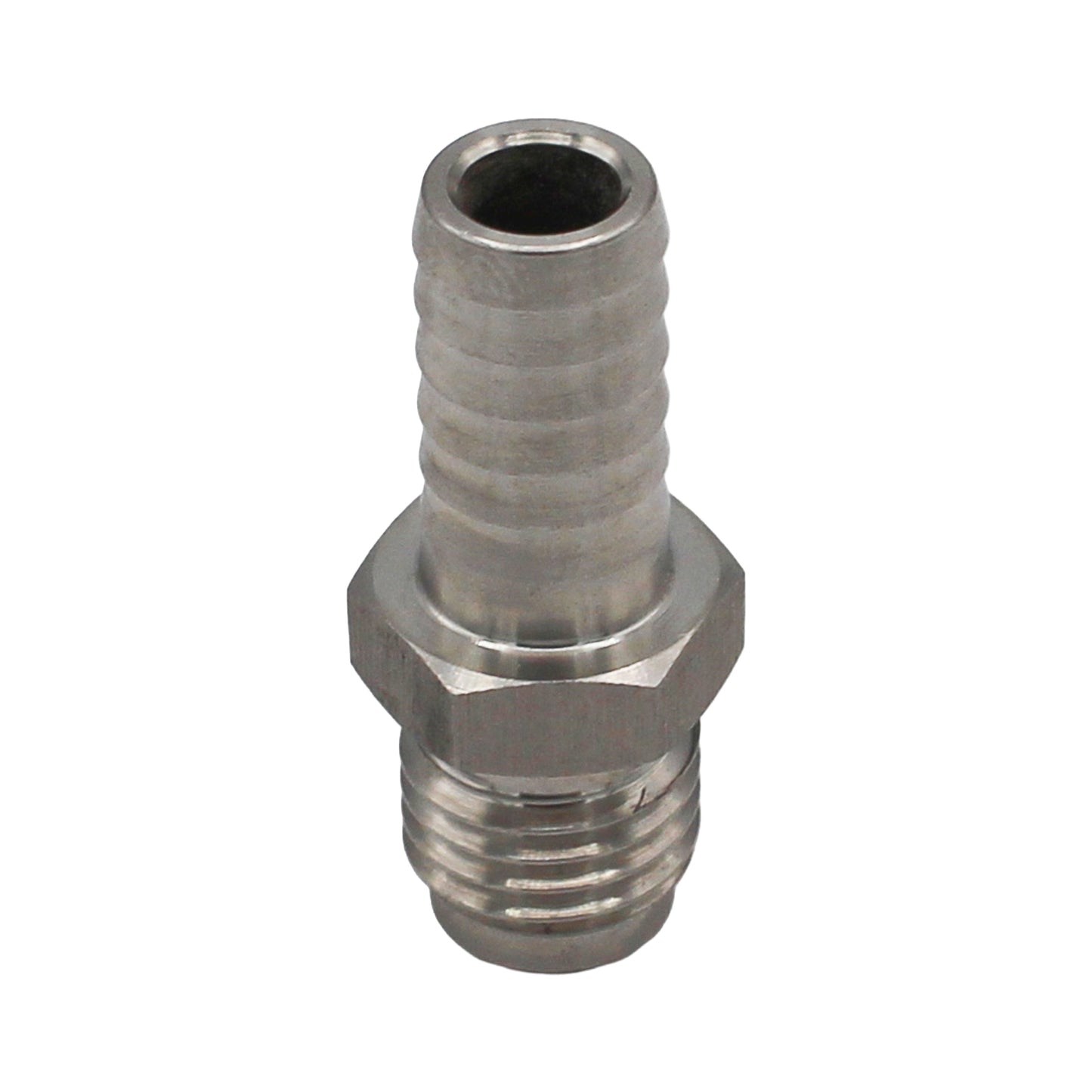 Stainless Steel Flared Fitting - 5/16" MFL to 3/8" Barb