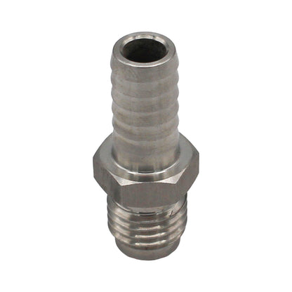 Stainless Steel Flared Fitting - 5/16" MFL to 3/8" Barb