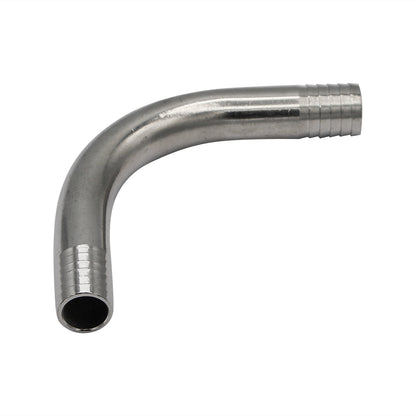 1/2" Barbed Insert Elbow Fitting - Stainless Steel