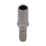 Stainless Steel Barbed Hose Splicer - 1/4" to 3/8"
