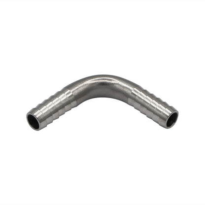 1/4" Barbed Insert Elbow Fitting - Stainless Steel