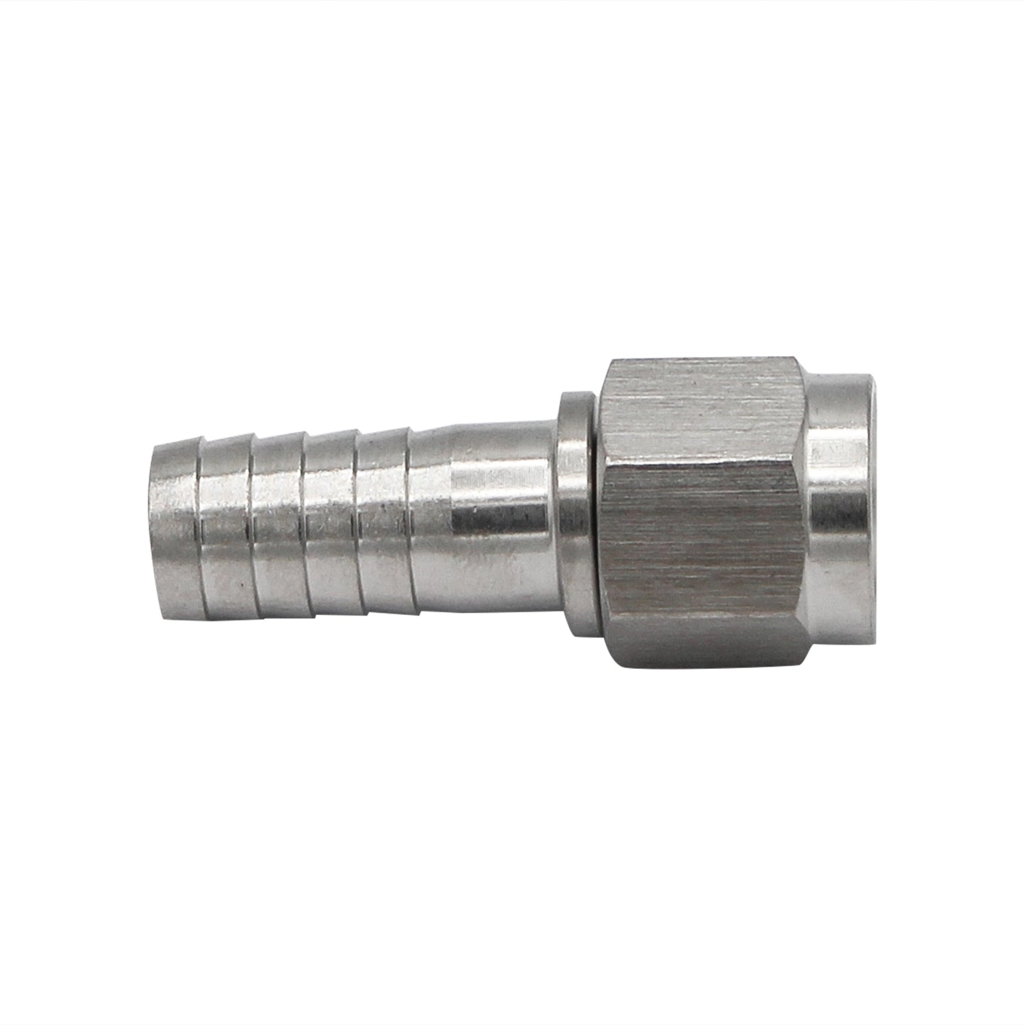 Stainless Steel Swivel Nut - 1/4" FFL to 3/8" Barb