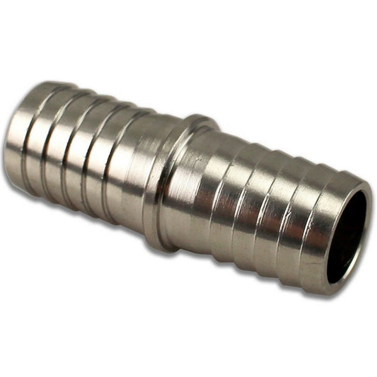 Stainless Steel Barbed Splicer - 1/2" - Canadian Homebrewing Supplier - Free Shipping - Canuck Homebrew Supply