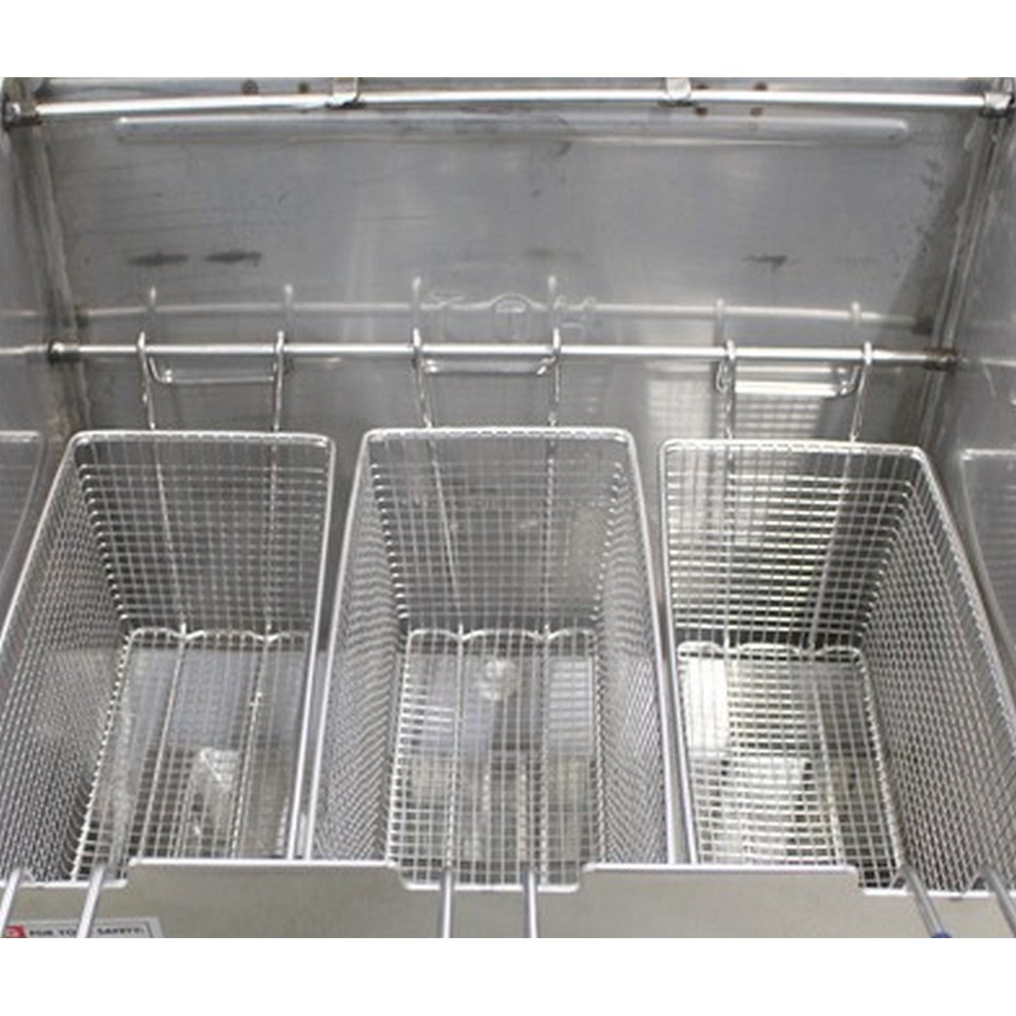 9 Gallon - Stainless Steel Deep Fryer - Triple Baskets