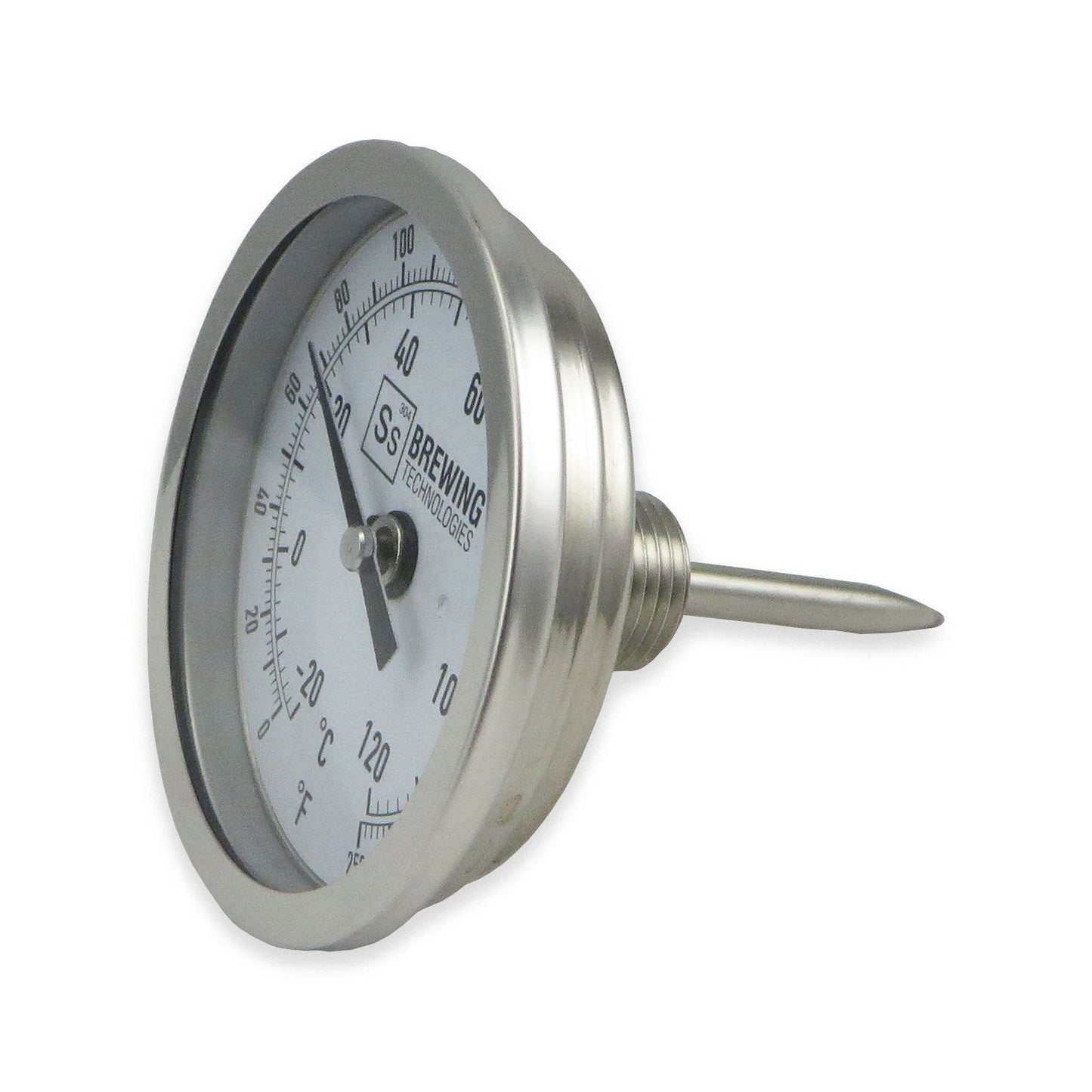 SS Brewtech Bimetal Thermometer - Canadian Homebrewing Supplier - Free Shipping - Canuck Homebrew Supply