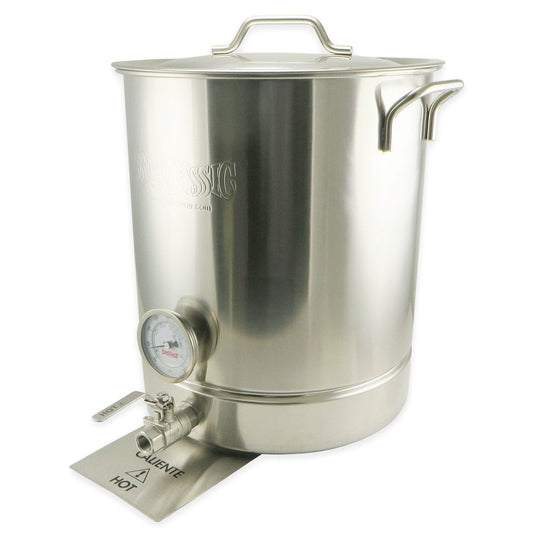 10 Gallon 6 Piece Stainless Steel Brew Kettle Set