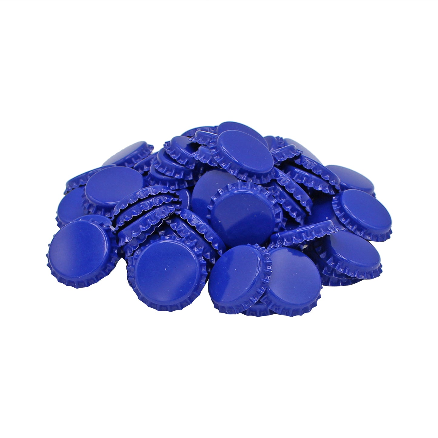 Blue Oxygen Barrier Pry-Off Crown Bottle Caps - Approx. 100
