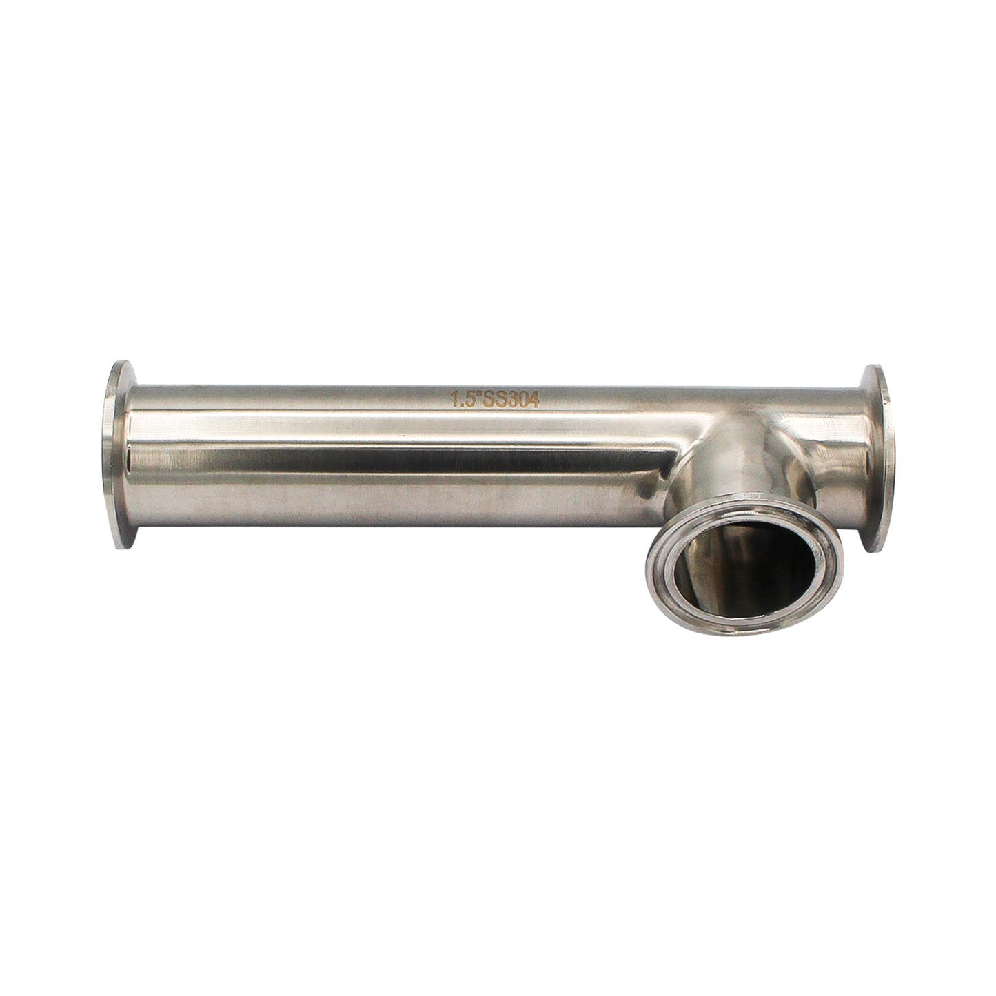 1.5" Tri Clamp Offset Tee (RIMS Tube) - Sanitary Stainless Steel Tri Clover Fitting -  Canuck Homebrew Supply, Canada