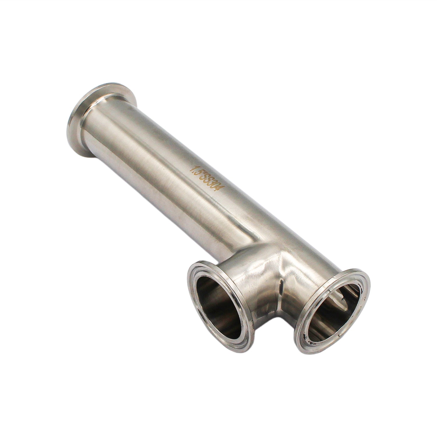 1.5" Tri Clamp Offset Tee (RIMS Tube) - Sanitary Stainless Steel Tri Clover Fitting -  Canuck Homebrew Supply, Canada