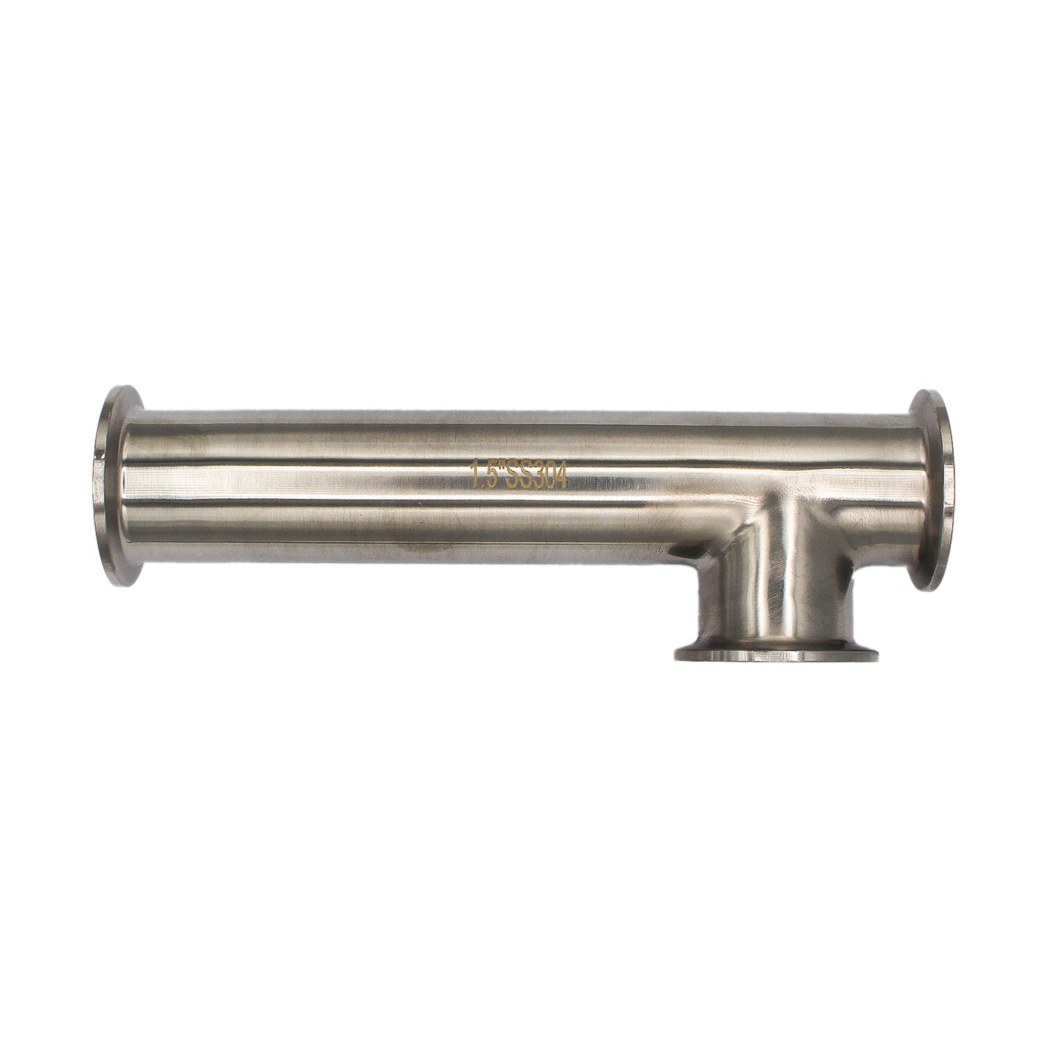 1.5" Tri Clamp Offset Tee (RIMS Tube) - Sanitary Stainless Steel Tri Clover Fitting -  Canuck Homebrew Supply, Canada
