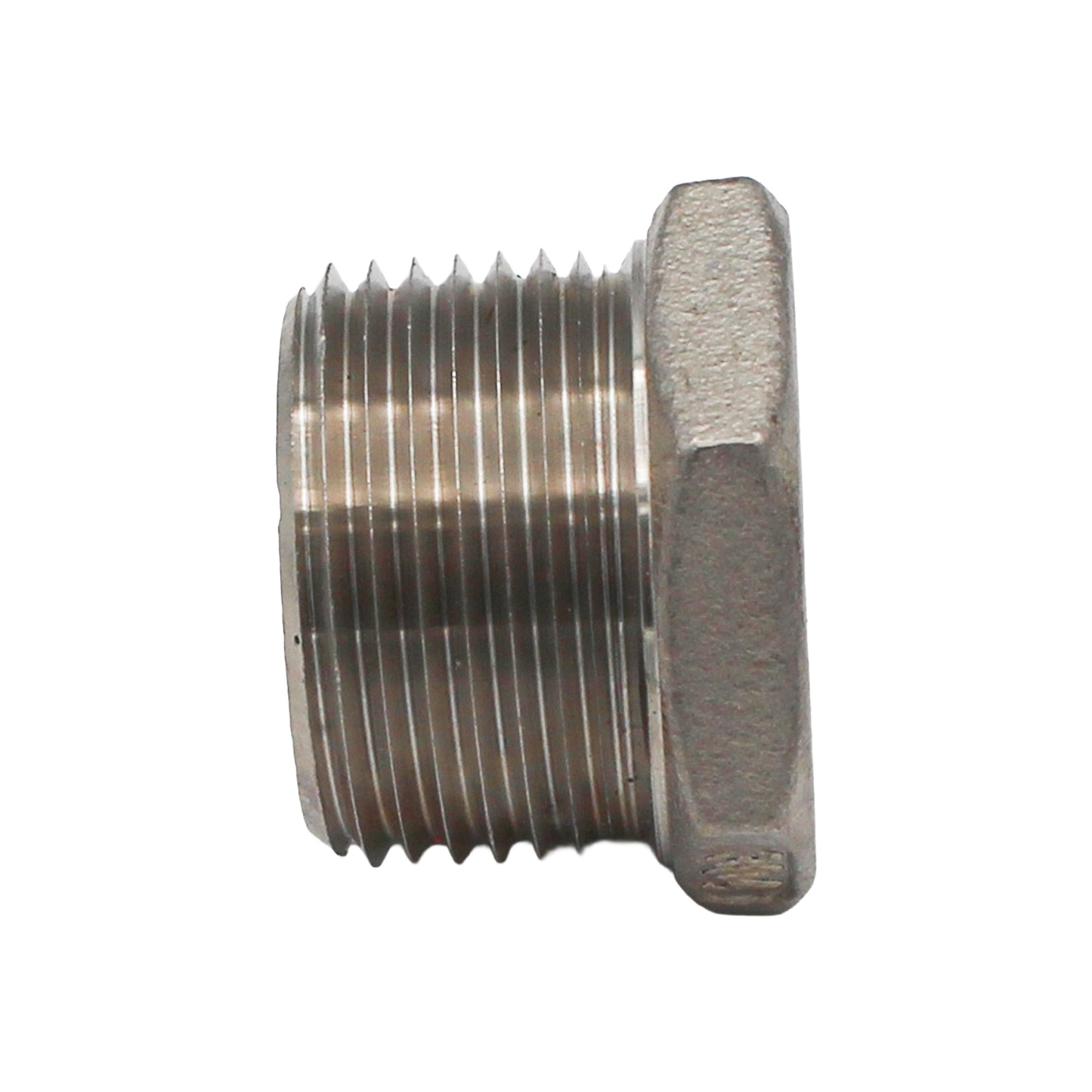 Ss Brewtech 3/4" Male NPT x 1/2" Female NPT Reducer Bushing - 304 Stainless Steel Pipe Fitting