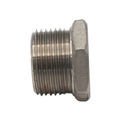 Ss Brewtech 3/4" Male NPT x 1/2" Female NPT Reducer Bushing - 304 Stainless Steel Pipe Fitting