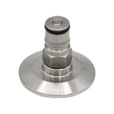 Stainless Steel 1.5" TC Ball Lock Post - 19/32" Liquid