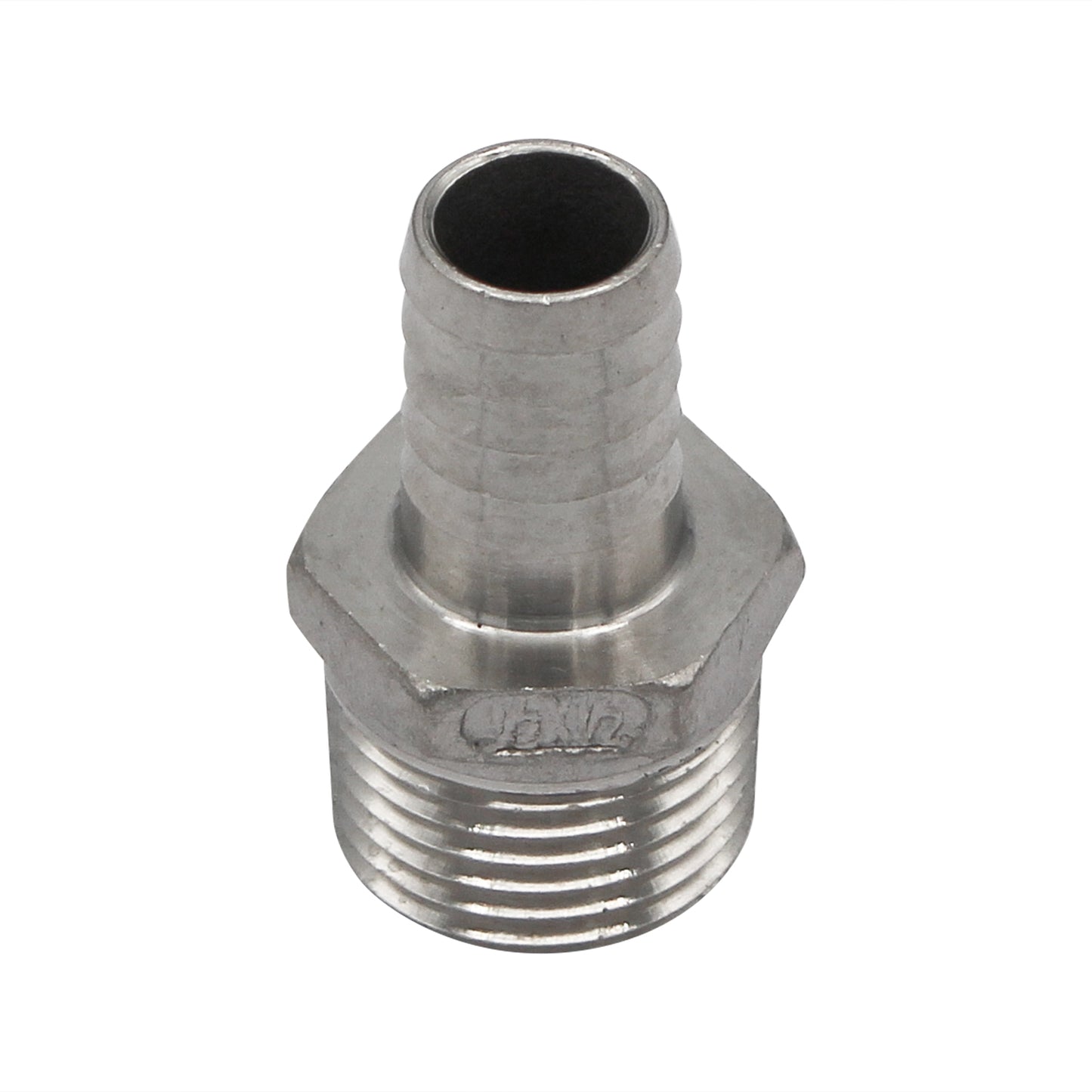 Stainless Steel Compact Barb - 1/2" Male NPT to 1/2" Barb -  Canuck Homebrew Supply, Canada