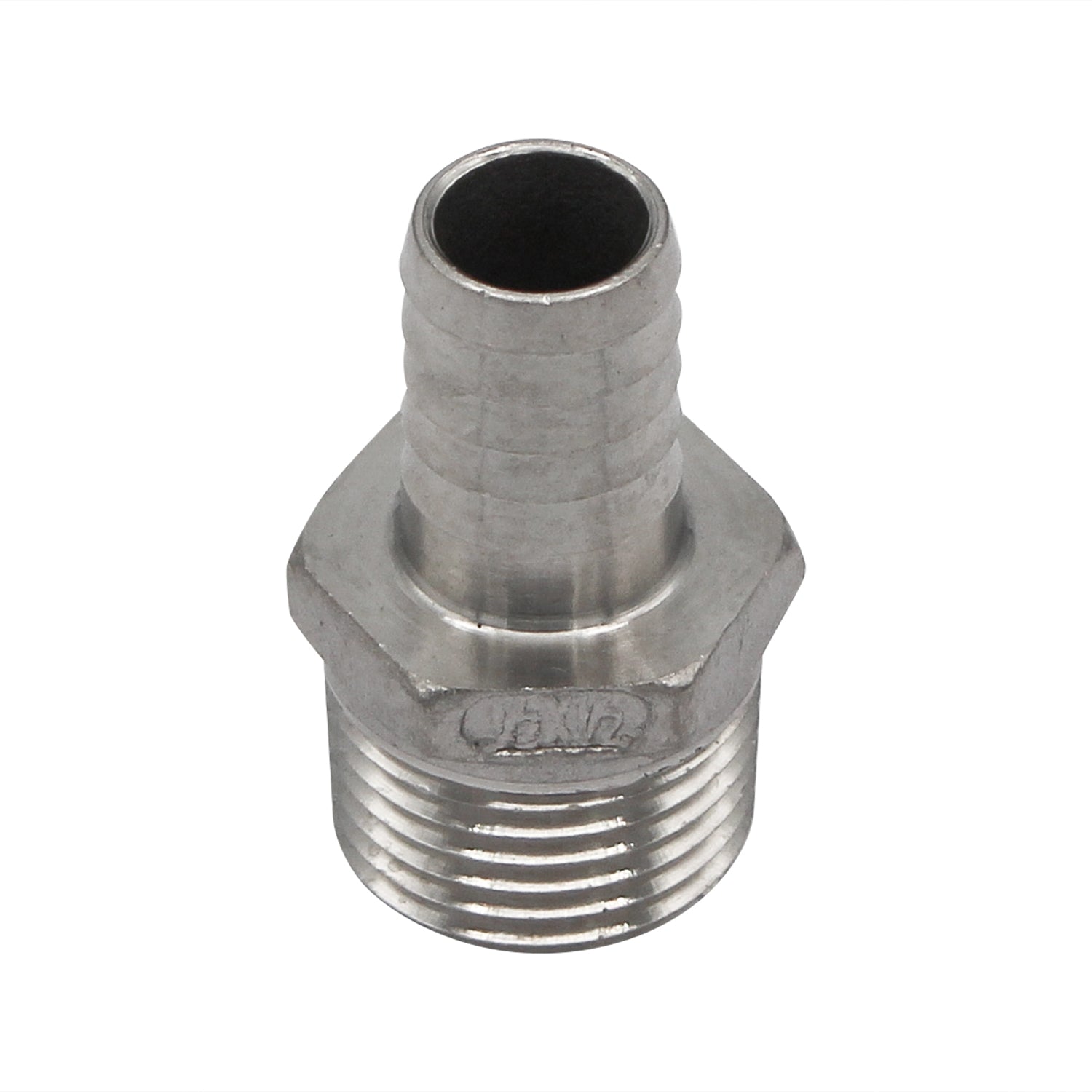 Stainless Steel Compact Barb - 1/2" Male NPT to 1/2" Barb -  Canuck Homebrew Supply, Canada